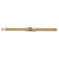 14K 2T Bismark CZ Guadalupe ID Bracelet