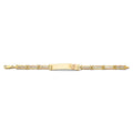 14K 3C 15 Years ID Bracelet