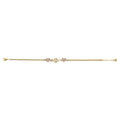 14K 3C CZ 15 Years Bracelet