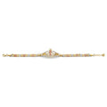 14K 3C St. Jude Crown ID CZ Bracelet