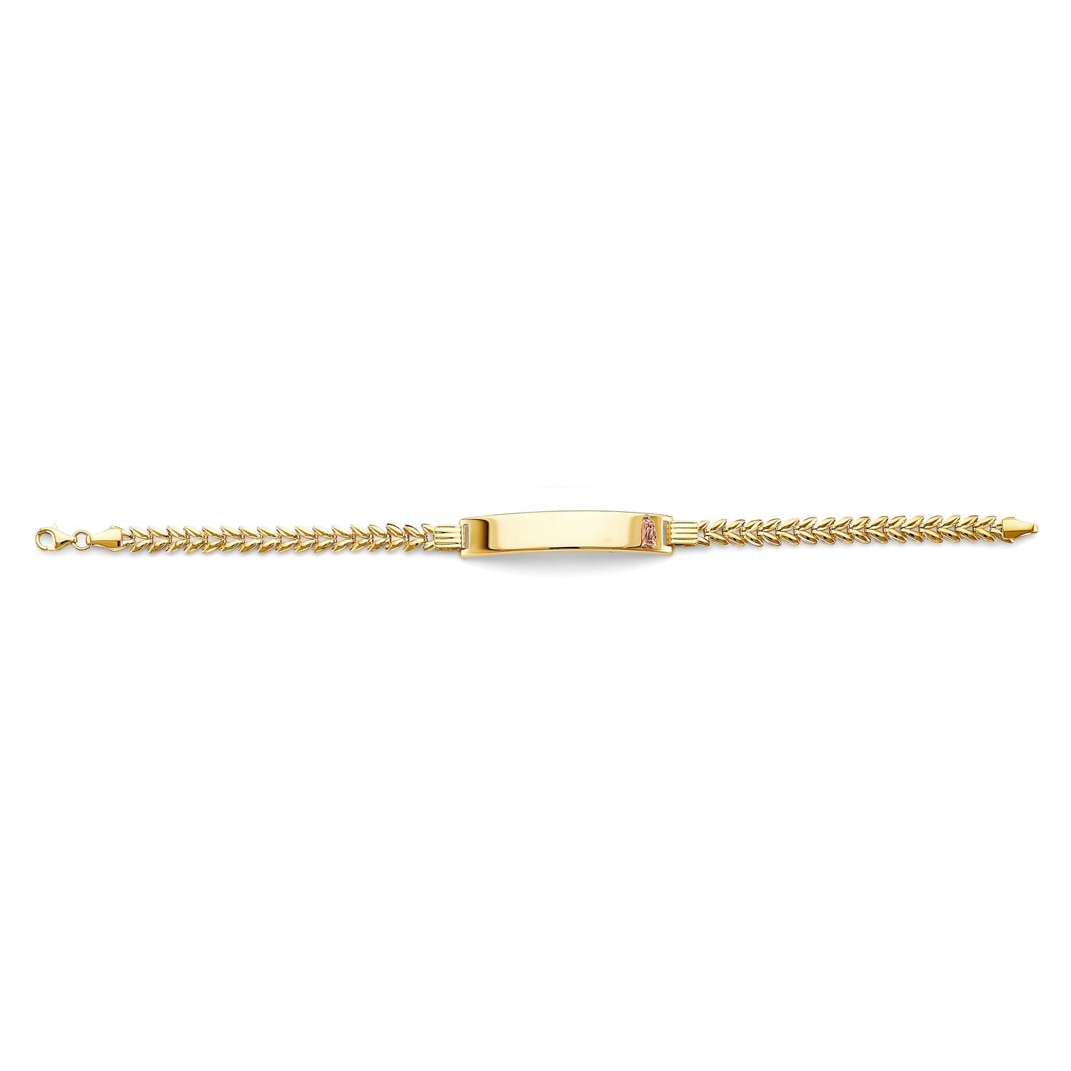 14KY Guadalupe ID Bracelet