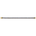14KY CZ Blue Stone Bracelet