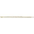 14KY DC Paperclip Bracelet