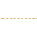14KY Long Oval Link Bracelet