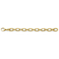 14KY Hollow Bold Oval Link Bracelet