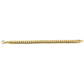 14KY Hollow Tight Curb Bracelet