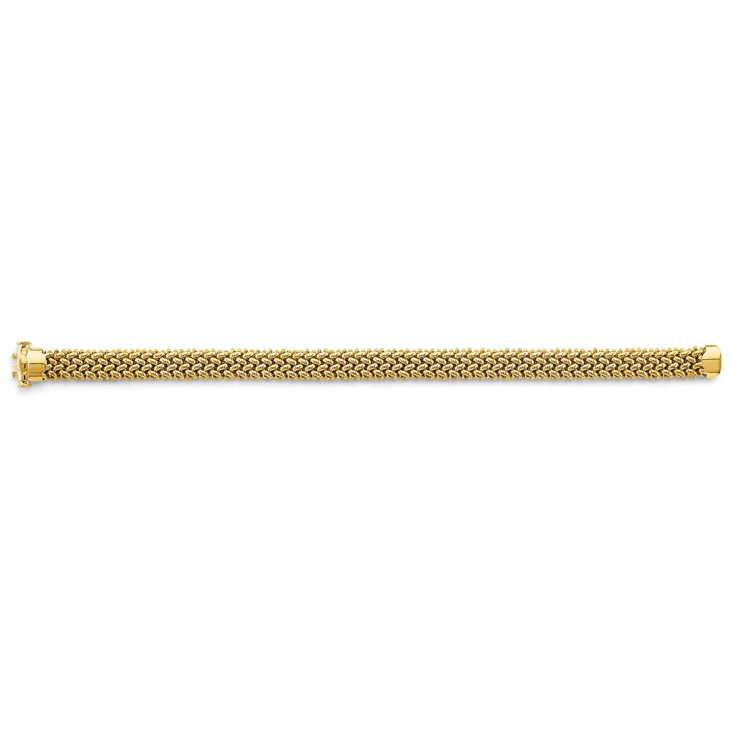 14KY Hollow Mesh Design Bracelet