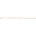 14KY Pearl + DC Bead Anklet 9+1