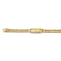 14KY 2Line Cuban ID Bracelet
