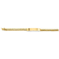 14KY Miami Cuban Link ID Bracelet