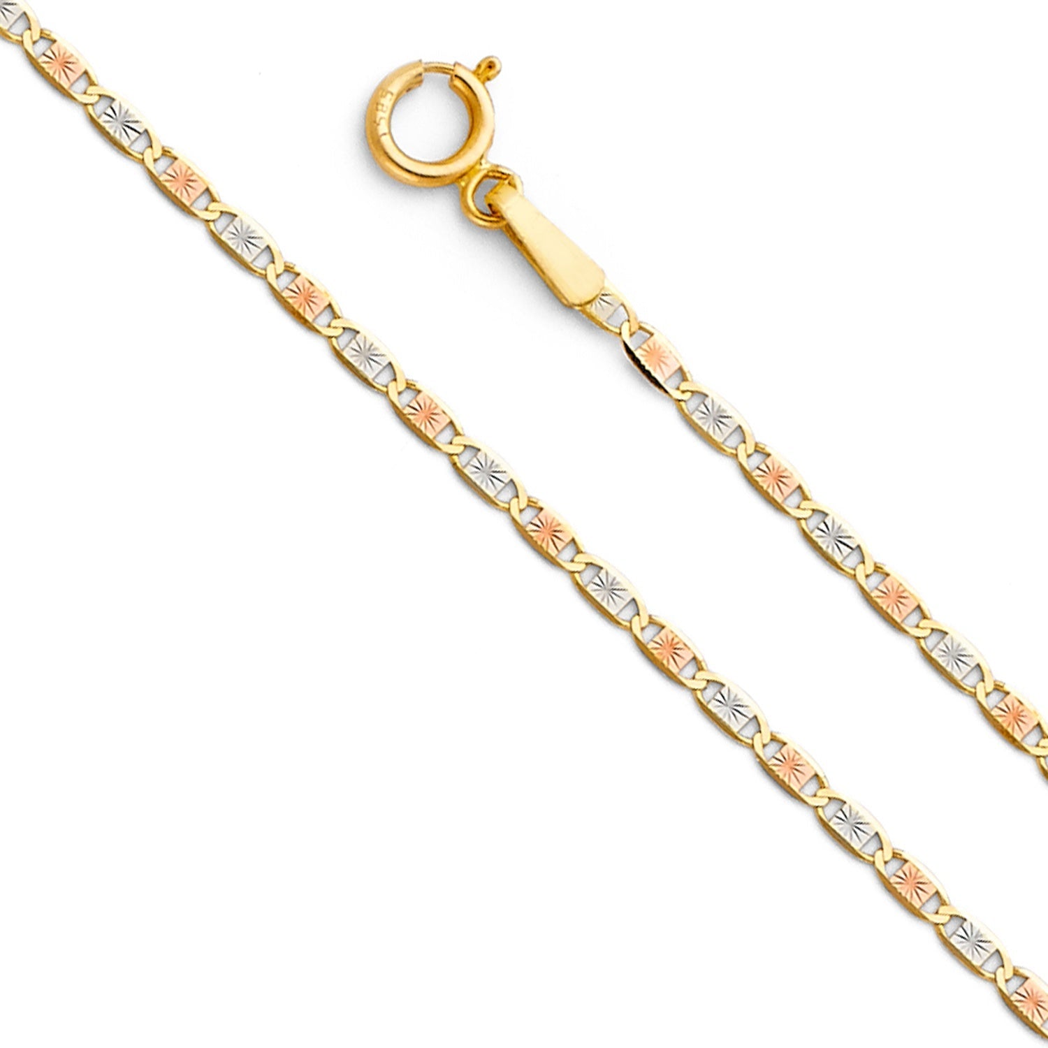 14K 3C 030(1.5MM) STAR DC VALENT - 24