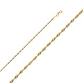 14KY 2.3MM SLD X-LIT DC ROPE CHN - 24