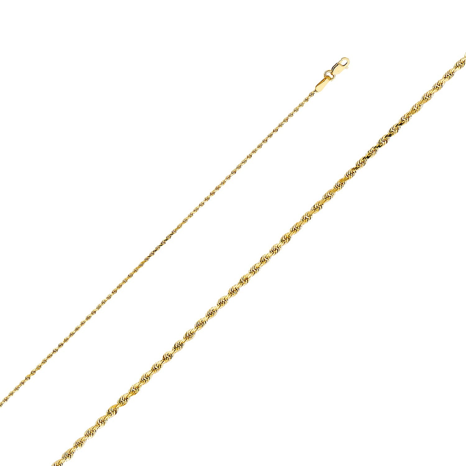 14KY 1.2MM SOLID DC ROPE CHAIN - 24
