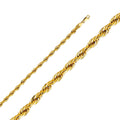 14KY 5MM X-LIT HOL DC ROPE CHN - 26
