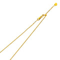 14KY 0.8MM ADJUST. BOX CHAIN - 20