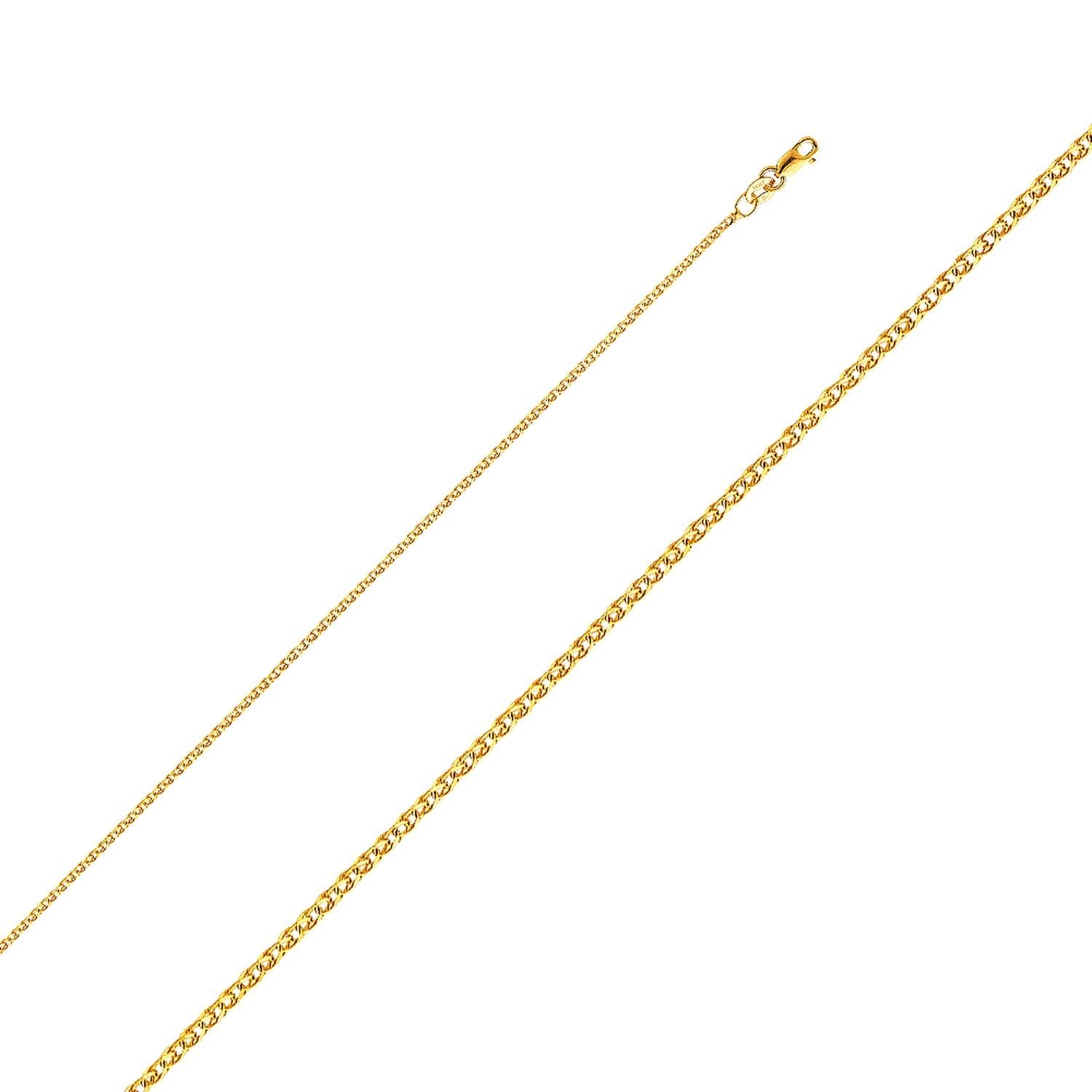 14KY 025(1.5MM) FLAT WHEAT CHN - 24