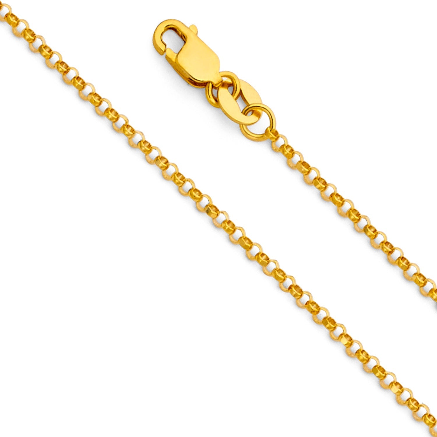 14KY 1.6MM ROUND ROLO CHAIN - 24
