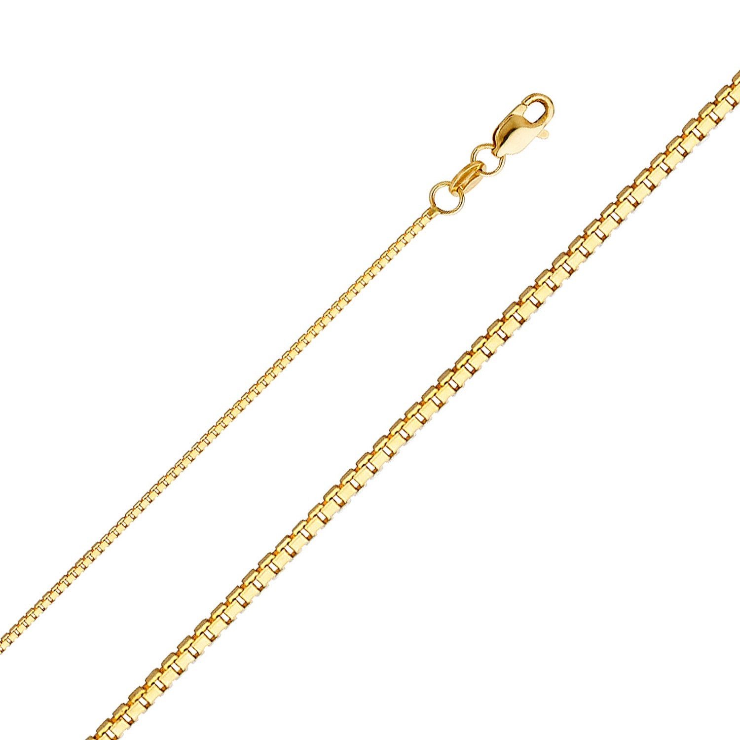 14KY 1.0MM BOX CHAIN - 24