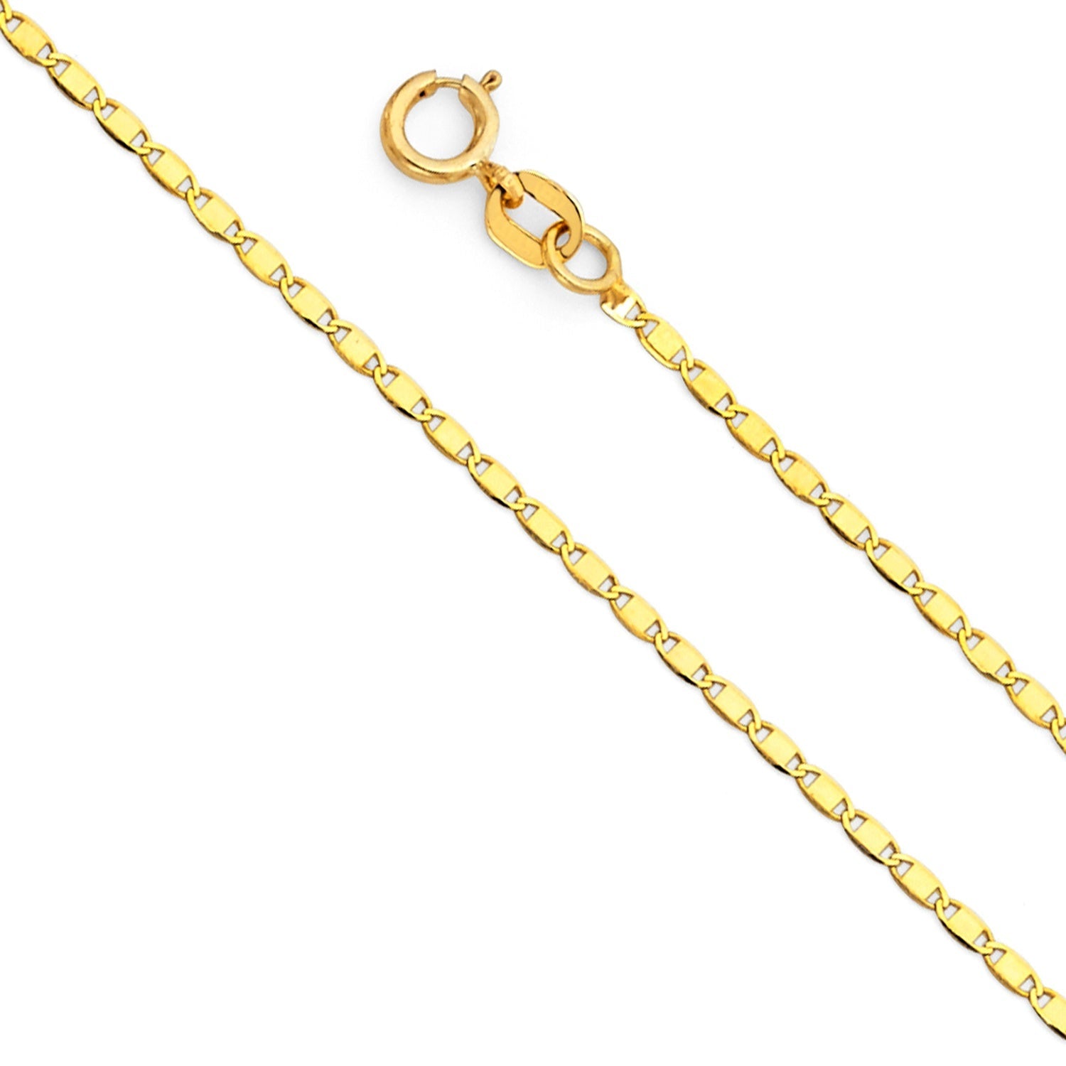 14KY 025(1.3MM) VALENTINO CHAIN - 22
