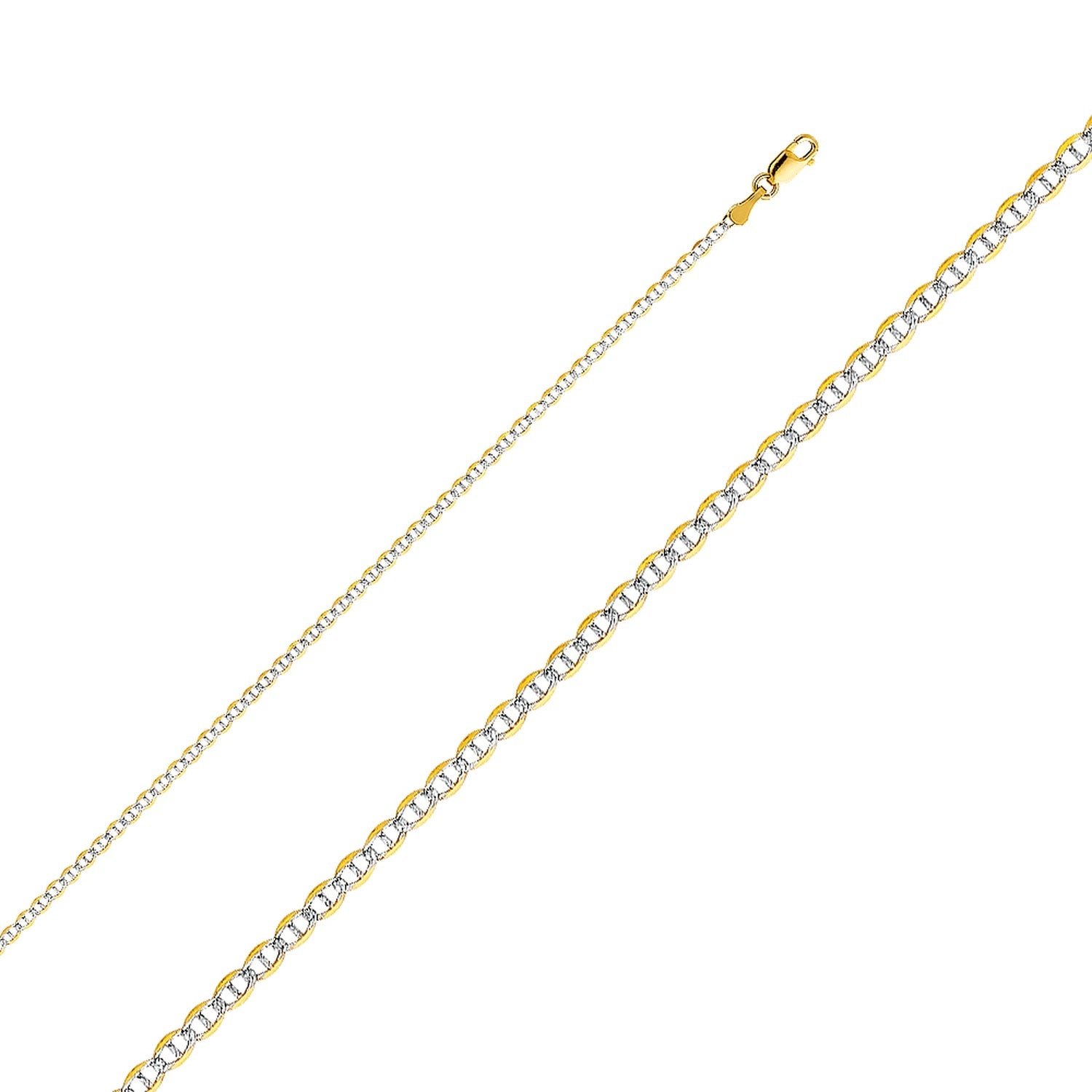 14K 2T 050(2.0MM) FLAT MARINER WP 24