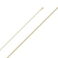 14K 2T 040(1.5MM) FLAT MARINER WP 24
