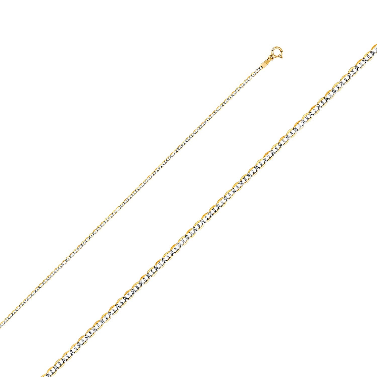 14K 2T 040(1.5MM) FLAT MARINER WP 24