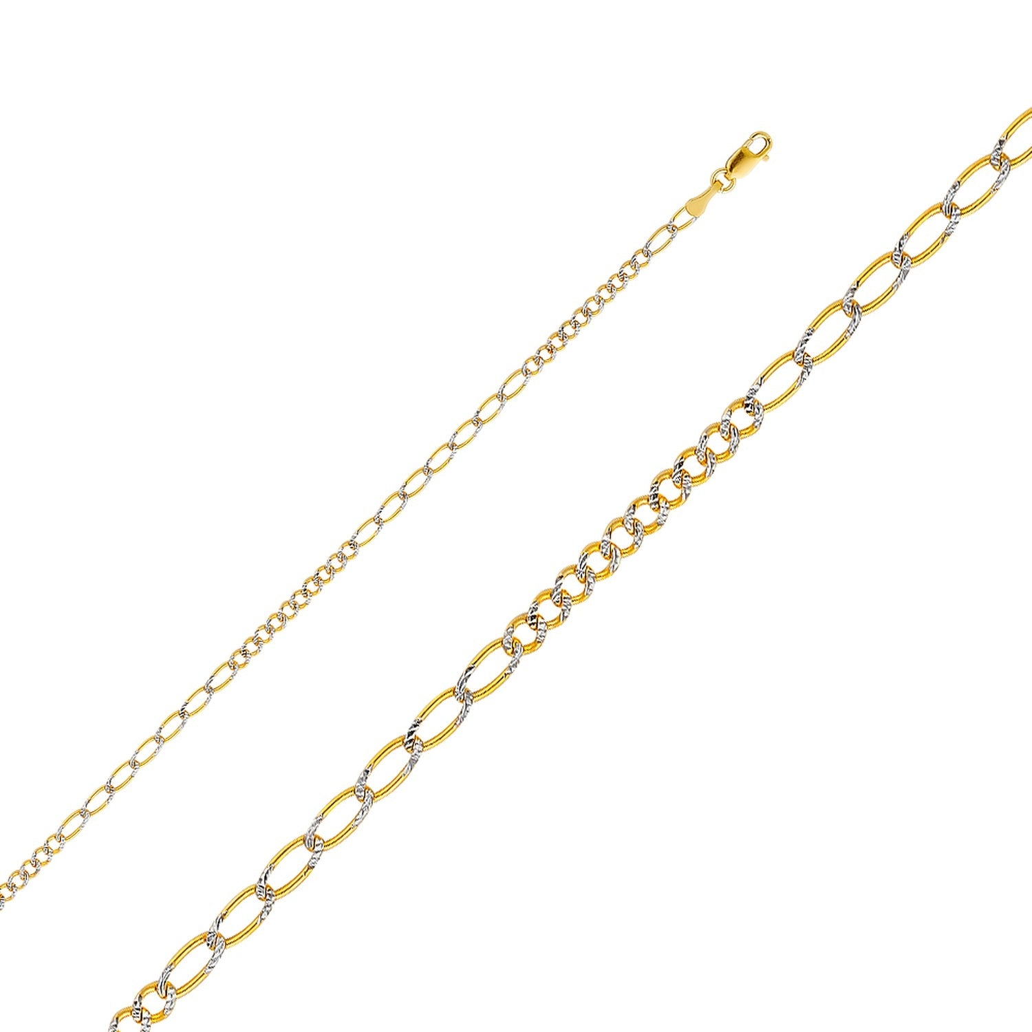 14K 2T Figaro 10+7 WP 060 24