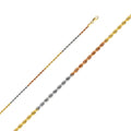 14K 3C Solid Rope 1.9mm DC 24