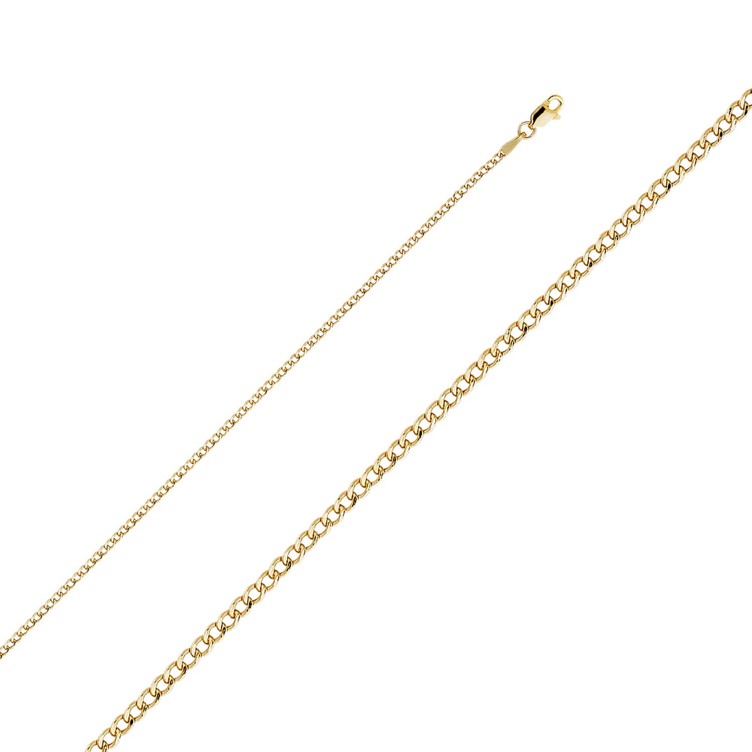 14KY 050(2MM) HOL CURB CHAIN - 24