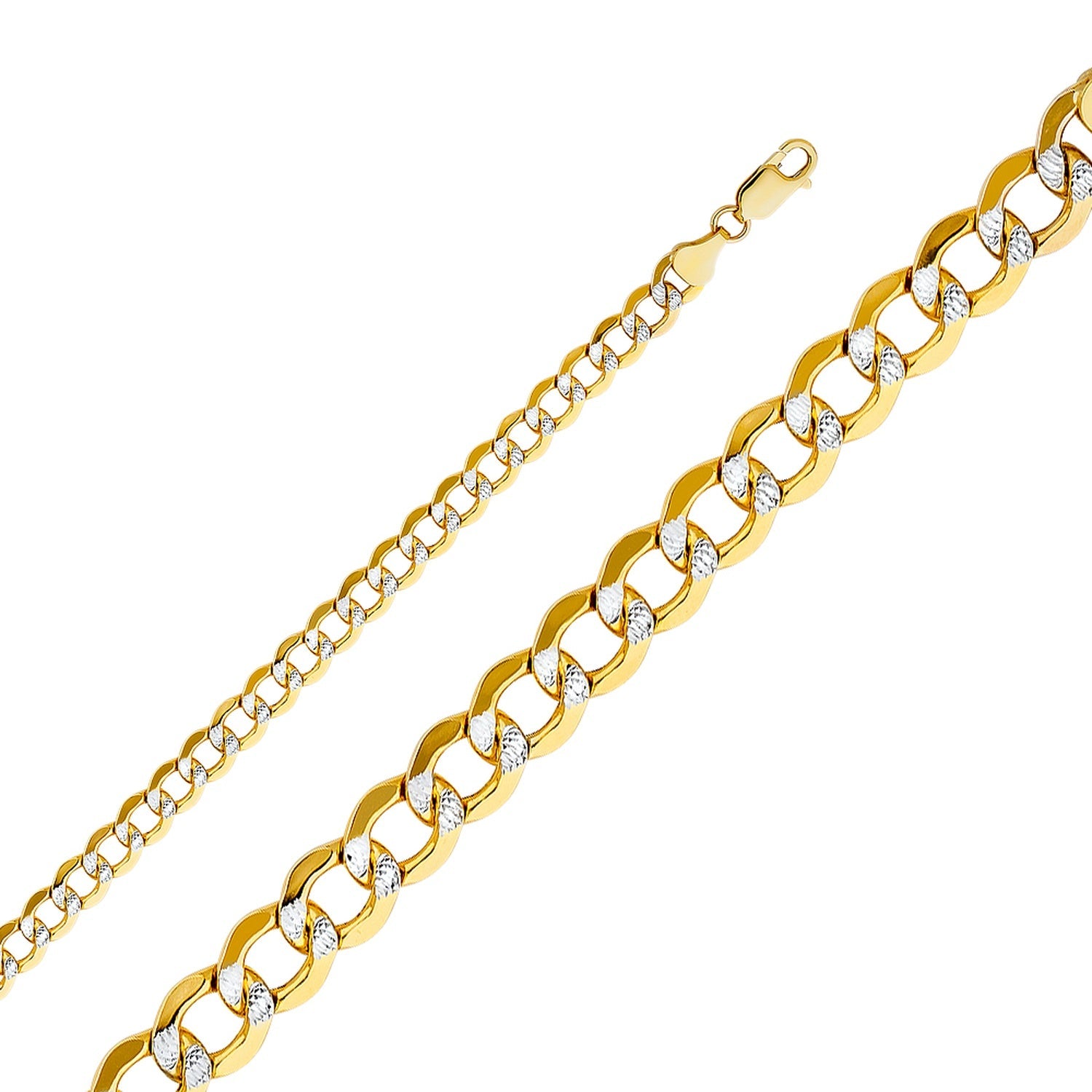 14K 2T Hollow Cuban Bevel 150 WP 26