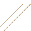 14K 2T Hollow Cuban Bevel 060 WP 24