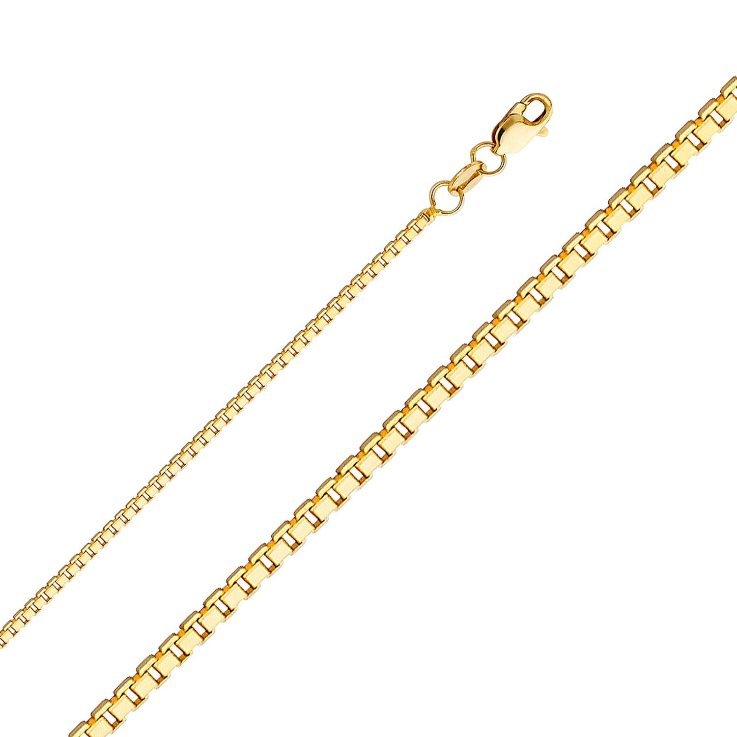 14KY 1.2mm BOX CHAIN - 24