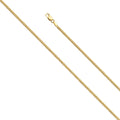 14KY 2.2mm Solid Miami Cuban 060 - 24