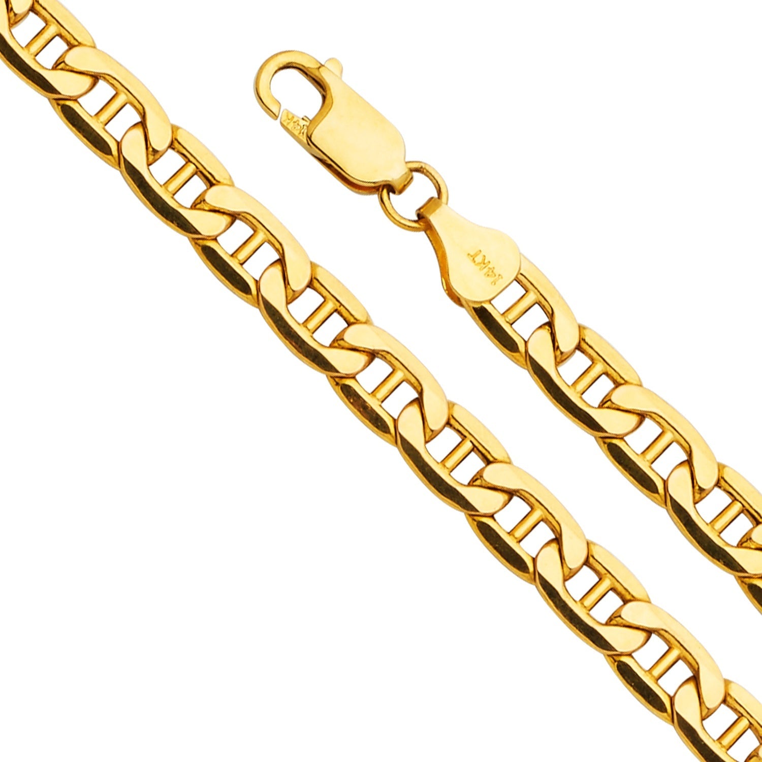 14KY 6.2mm Hollow Mariner Bevel 160 - 26
