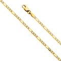 14K 2T 2.3mm Fig 3+1 Fancy WP 060 24