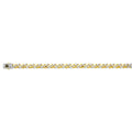 14K 2T 8.0mm Monaco Curb w/CZ Link  - 26