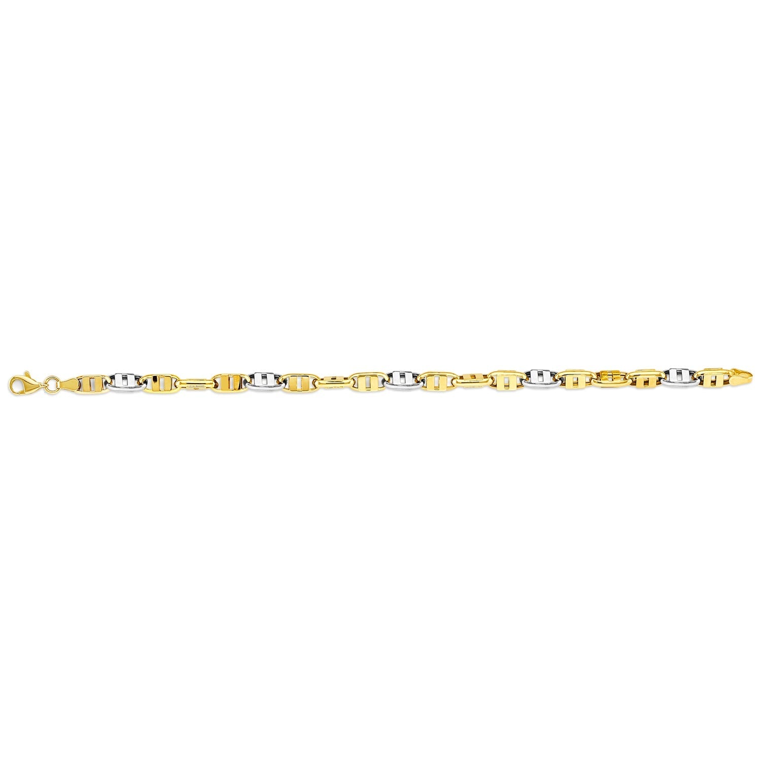 14K 2T Hollow Double Anchor Chain - 24