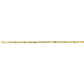14KY 3.5mm Hollow Figaro Rope Chain - 26
