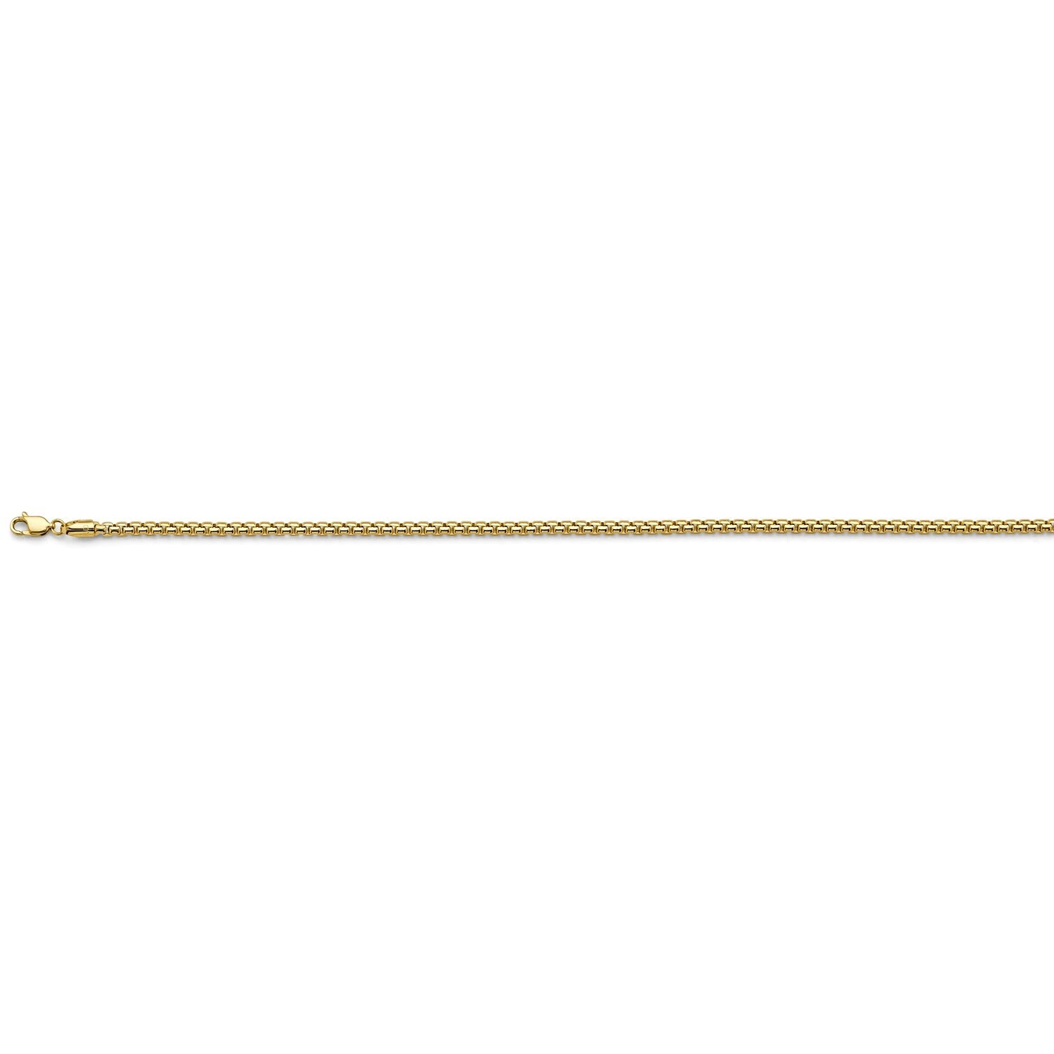 14KY 2.7mm Hol-Round Box Chain -24