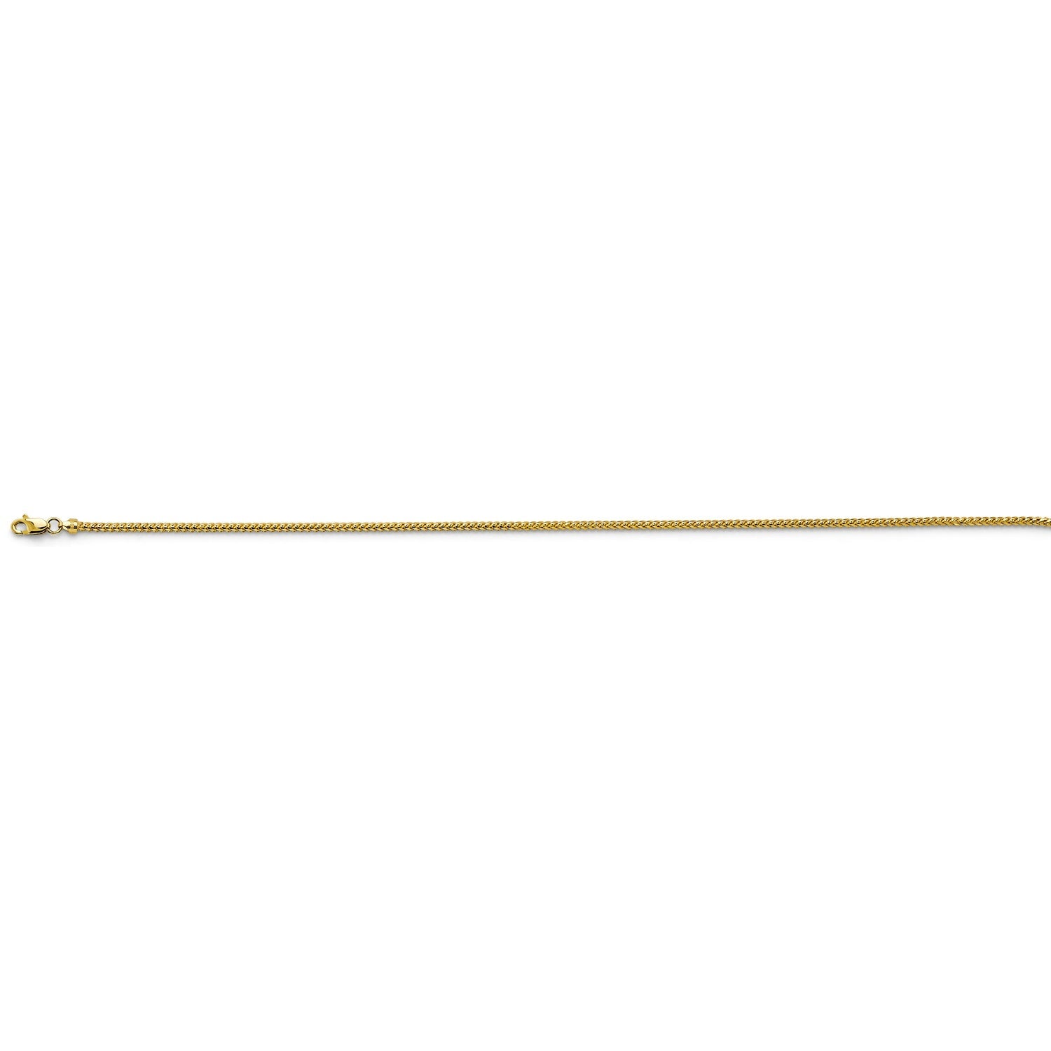 14KY 1.7mm Round Franco Chain - 24