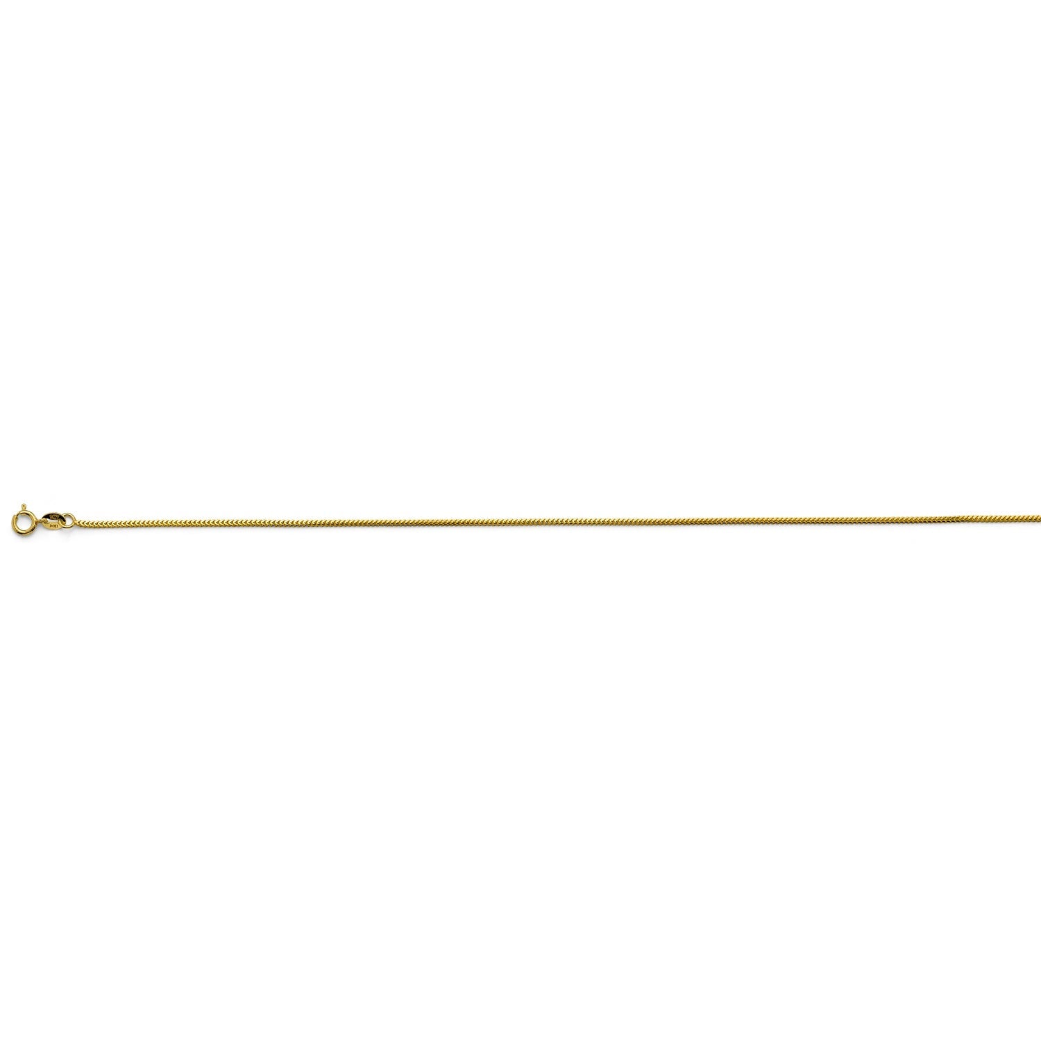 14KY 1.2mm Flat Franco Chain - 22