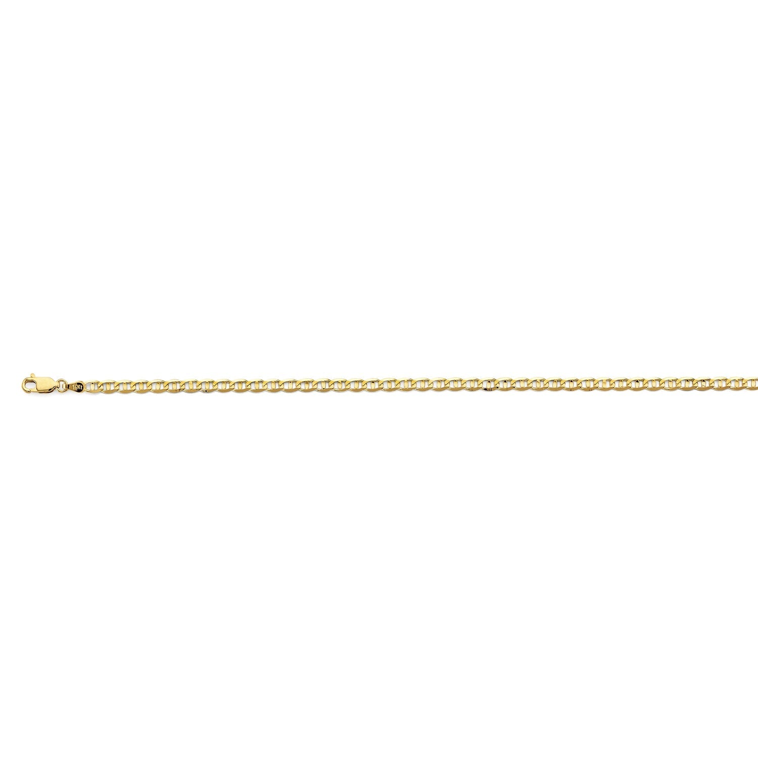 14KY 3.5mm Light Mariner Chain - 24