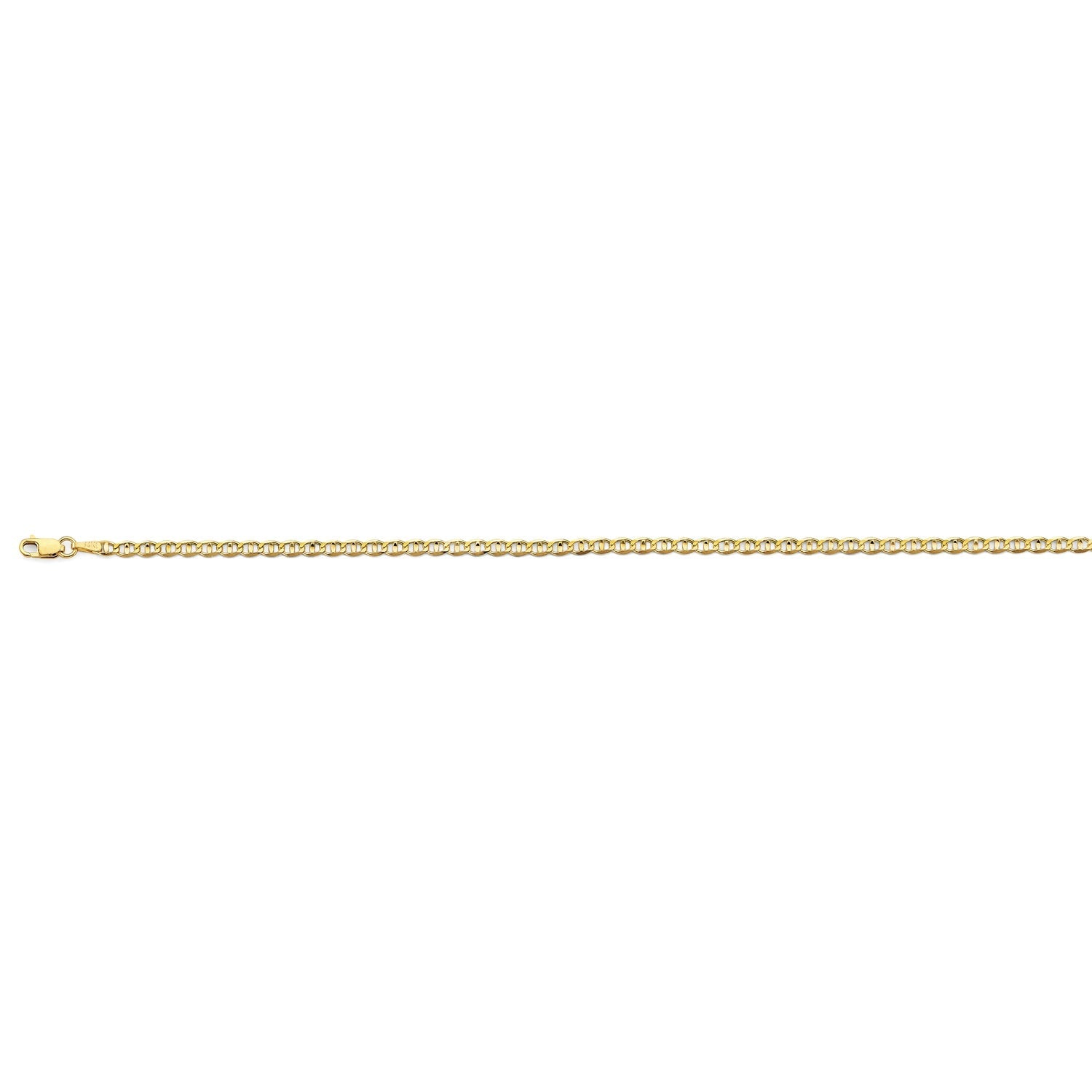 14KY 2.9mm Light Mariner Chain - 24