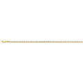 14K 2T 3.5mm Light Mariner Chain - 24