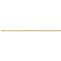 14K 3C 3.1mm Flat Mariner Star DC - 24