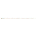 14K 3C 3.1mm Flat Valentino Star DC - 24