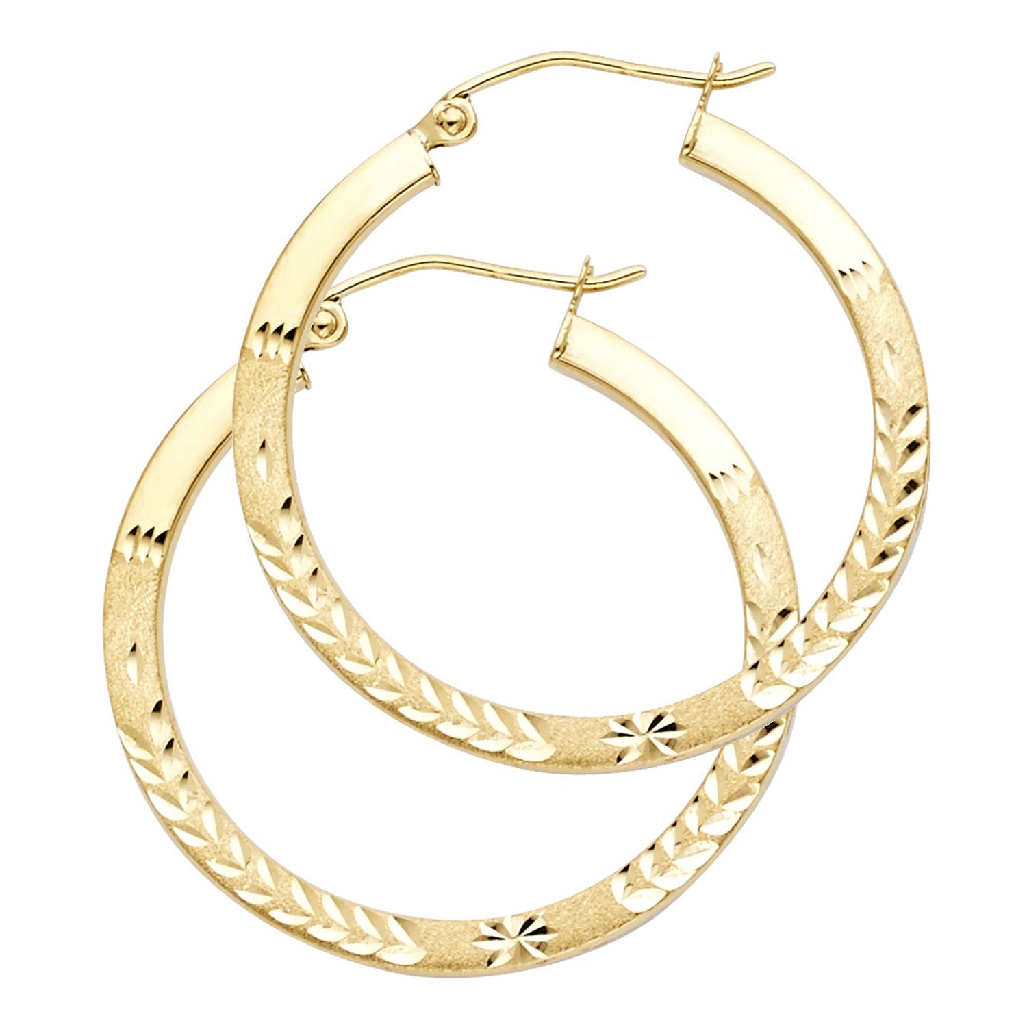 14KY BUD DC SQ TUBE HOOP EAR (30MM)