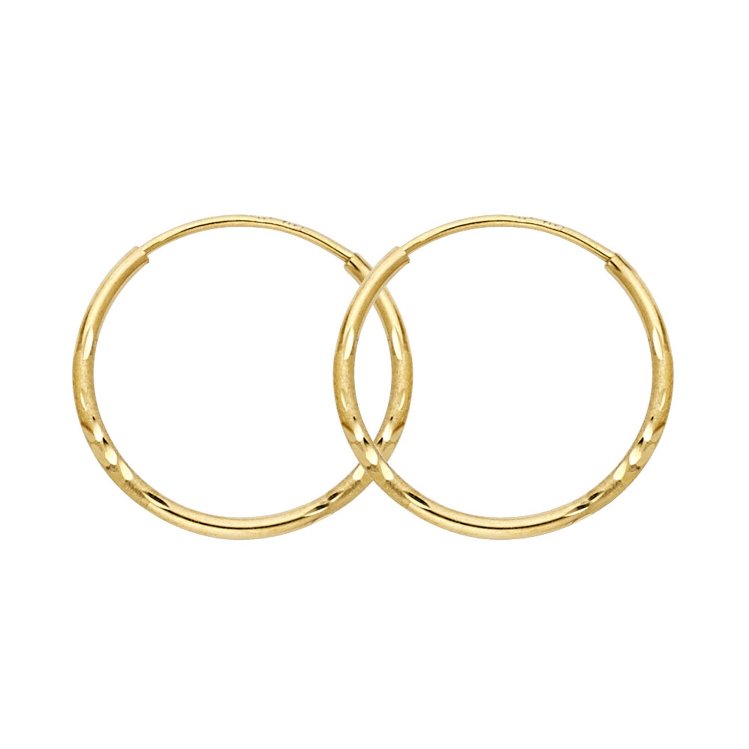 14KY BUD DC 1.5MM RD TUB HOOP (19MM)