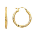 14KY DC 3.0MM RD HOOP EAR (25MM)