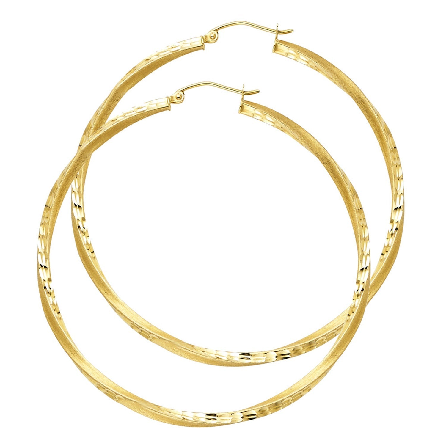 14KY SF DC 2.6MM SWIRL HOOP (55MM)